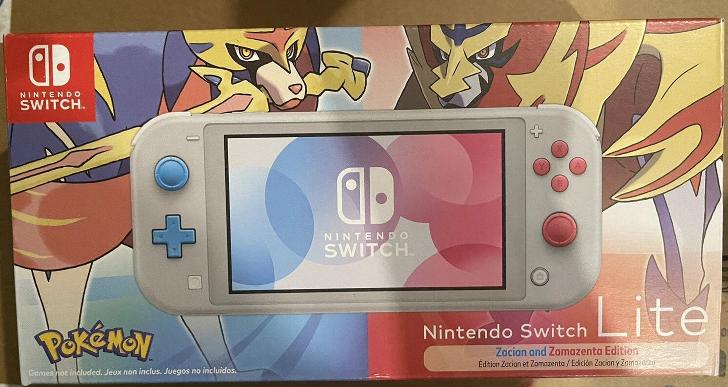 Nintendo Switch Lite Console Zacian and Zamazenta Edition