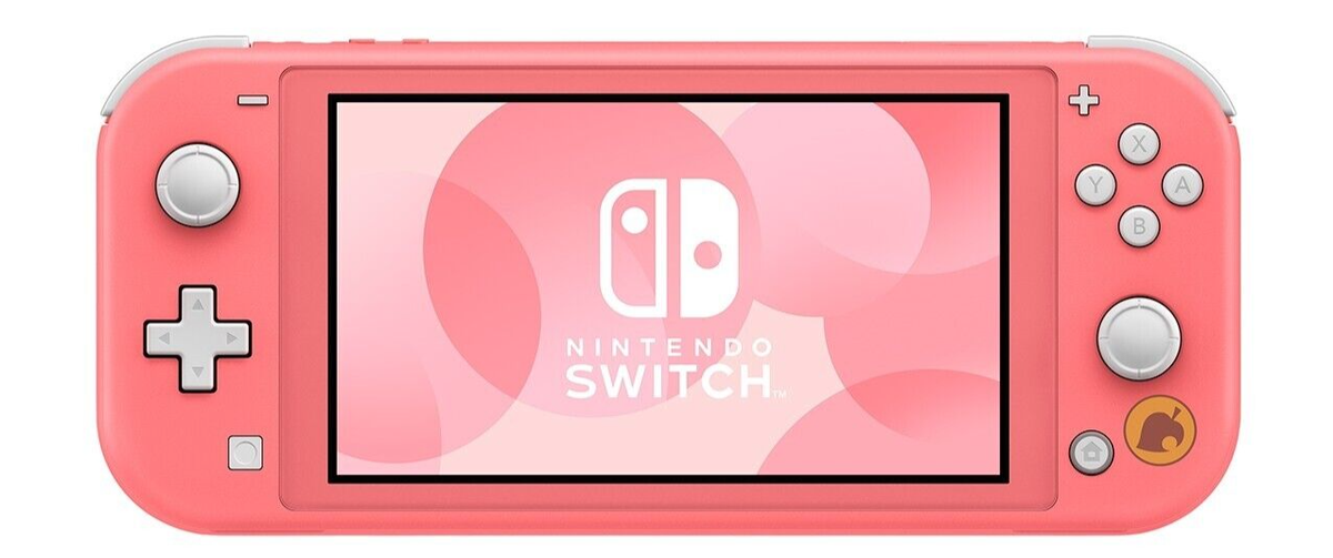 Nintendo Switch Lite Animal Crossing Coral Island Edition
