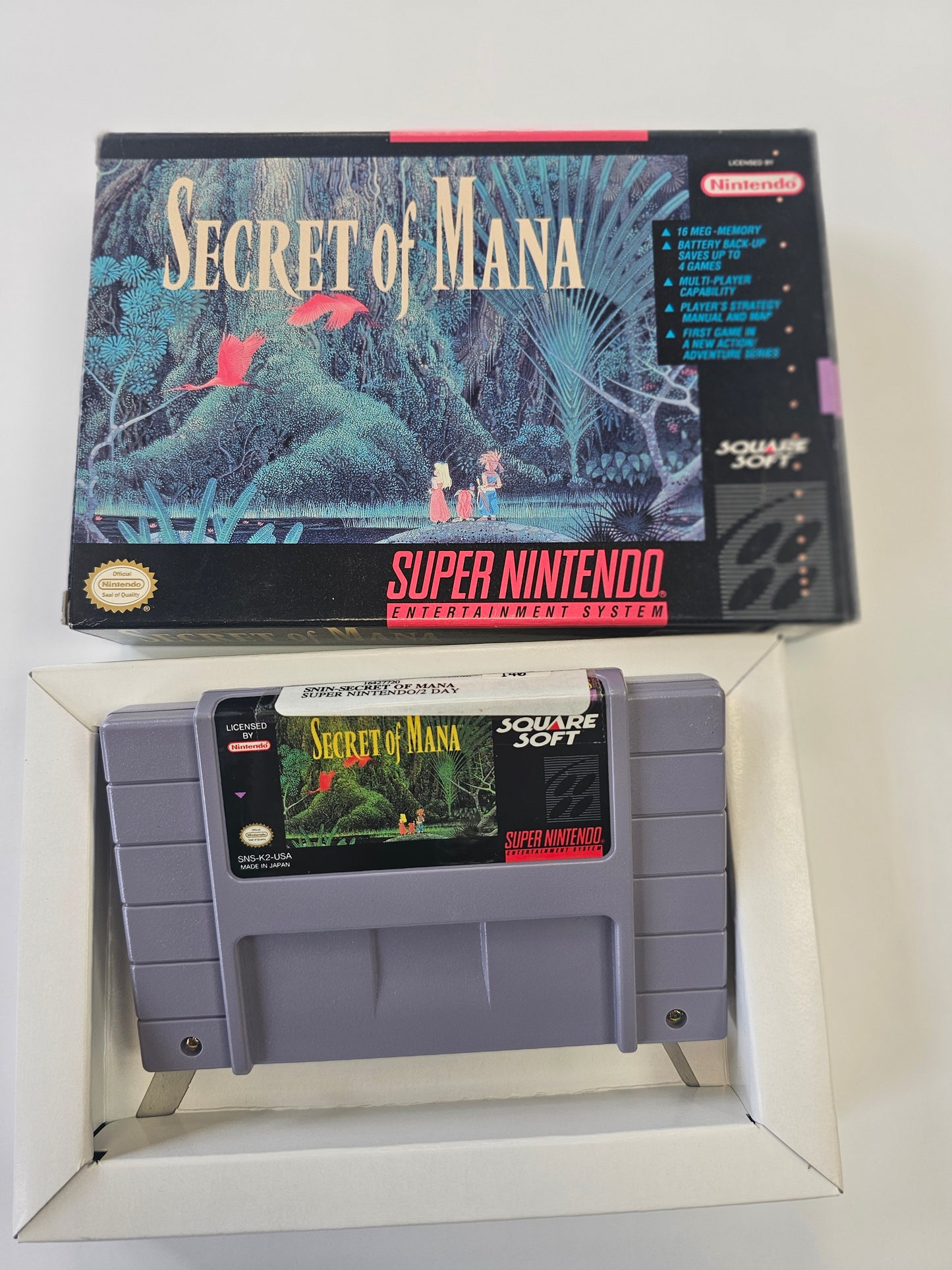Secret of Mana In Box (No Manual)