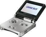 Black and Silver Gameboy Advance SP New