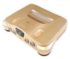Gold Nintendo 64 System New