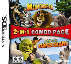 Madagascar / Shrek SuperSlam: 2in1 Combo Pack New