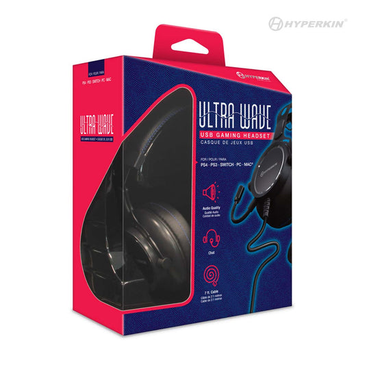 "Ultra Wave" USB Headset for PS4/Switch/PC-Hyperkin