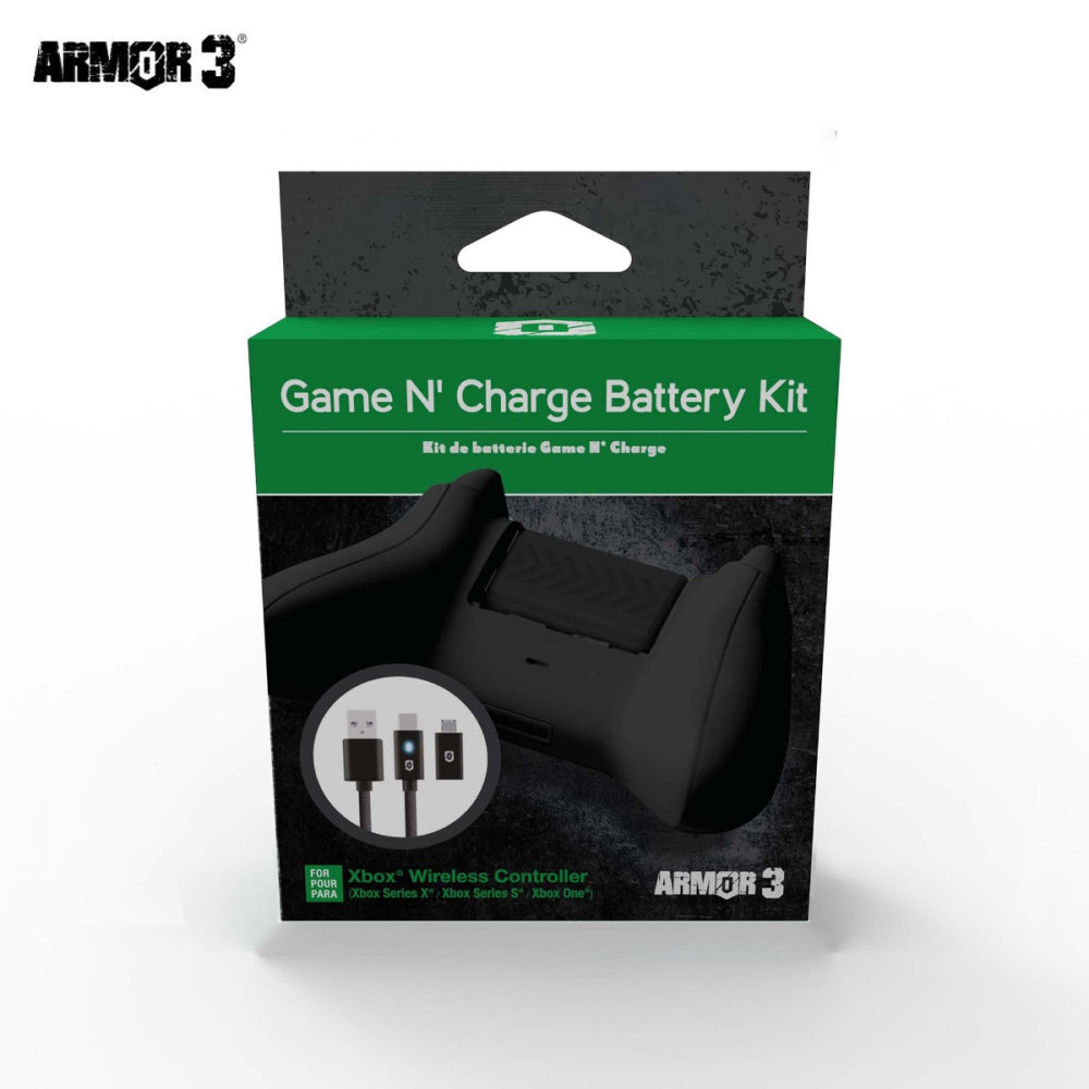 Xbox One/Series "Game N' Charge"Battery Kit-Armor3