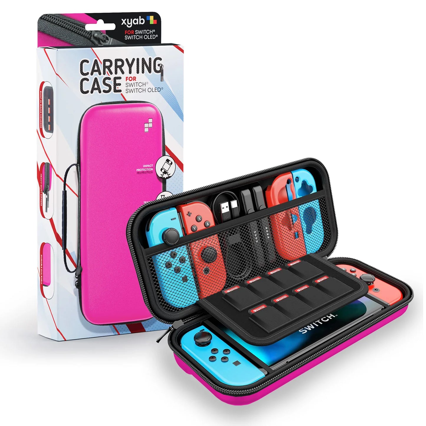 XYAB Switch Carrying Case Pink