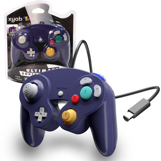 XYAB Gamecube Wired Controller Indigo