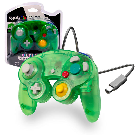 XYAB Gamecube Wired Controller-Jungle Green