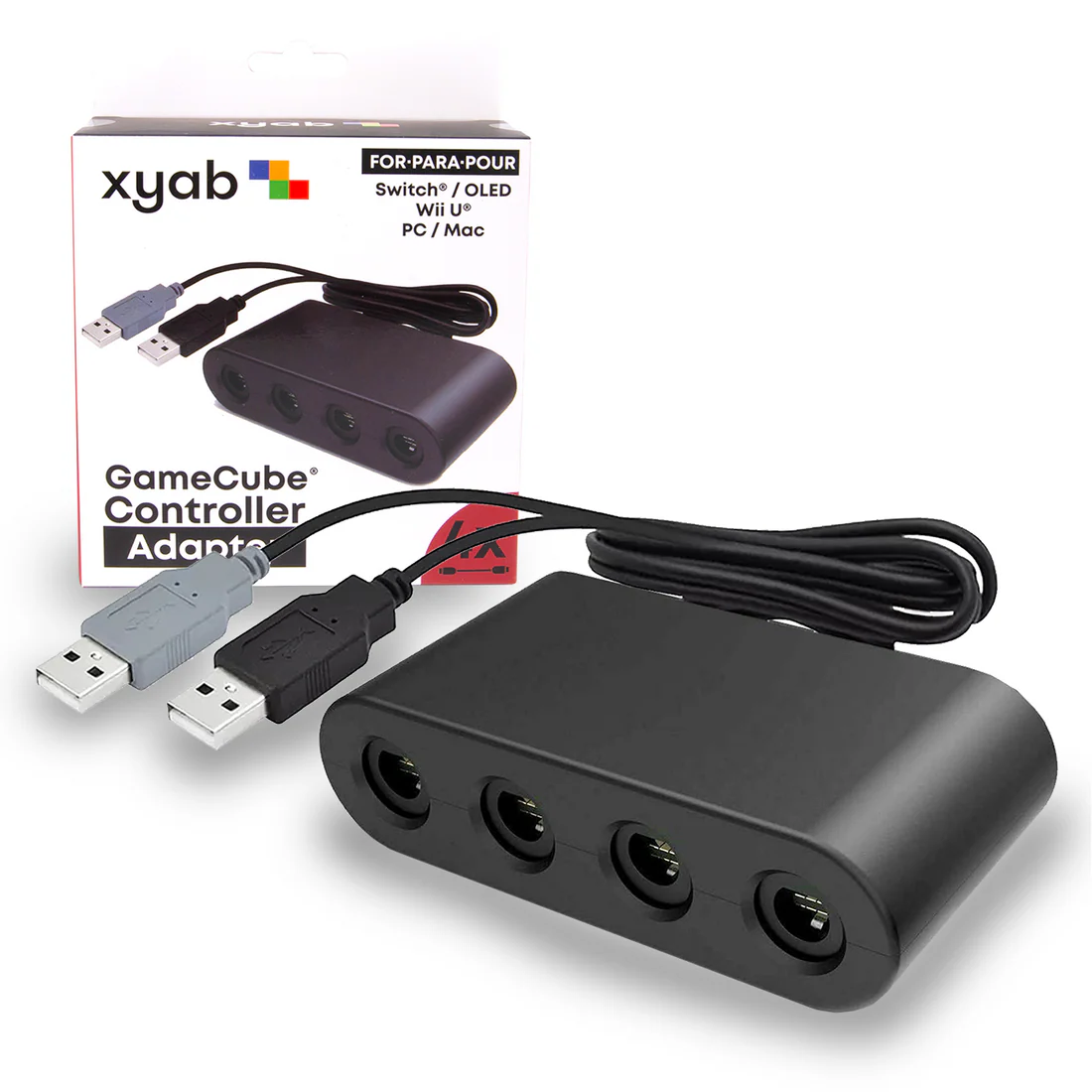 XYAB Gamecube Controller Adapter For Switch/OLED/Wii U/PC/Mac