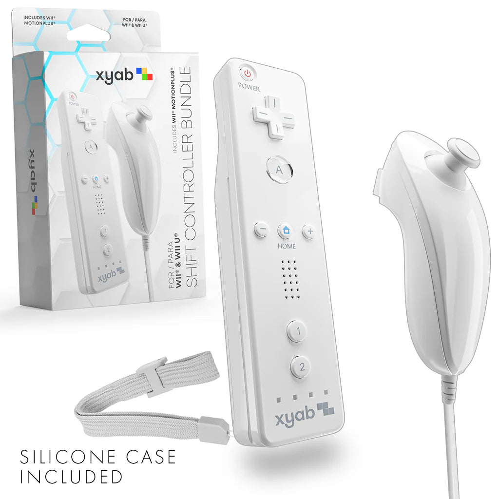 XYAB Wii Controller Bundle White-Shift