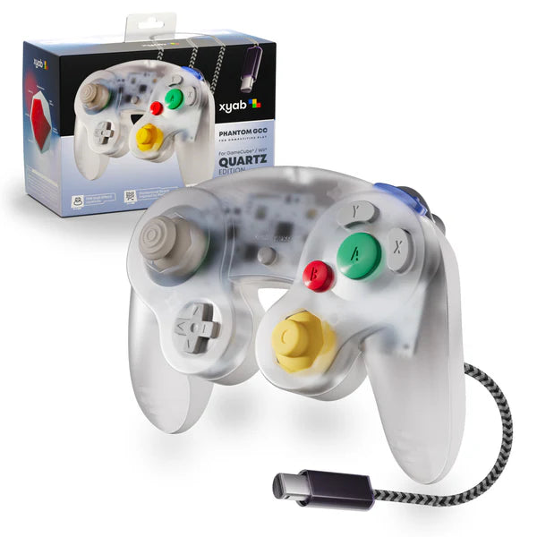 XYAB Gamecube/Wii/WiiU/Switch Wired Controller Quartz-PHANTOM GCC V2