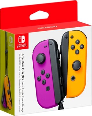 Nintendo Switch Joy-Con (L/R) - Neon Purple / Neon Orange