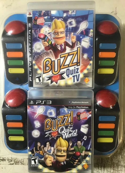 Buzz! Quiz World 4 Controller Bundle