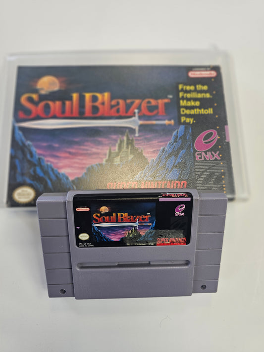 Soul Blazer Generic Case (No Manual)