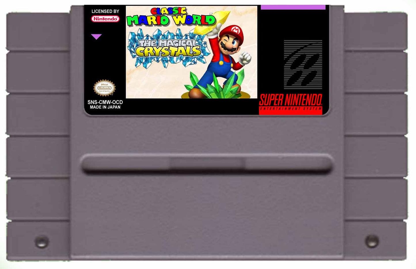 Classic Mario World Magical Crystals Hack Cart