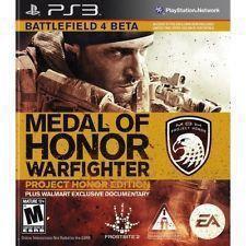 Medal of Honor Warfighter Project Honor Edition New