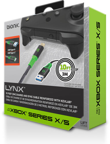 10ft Lynx Charge/Sync Cable for Xbox Series X/S