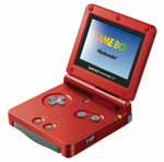 Red Gameboy Advance SP New