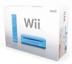 Blue Nintendo Wii System New
