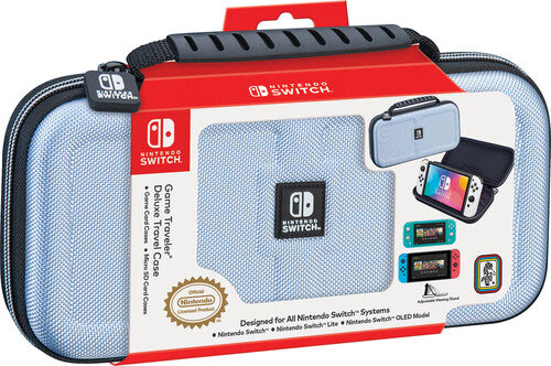 Deluxe Travel Case for Switch-Light Blue