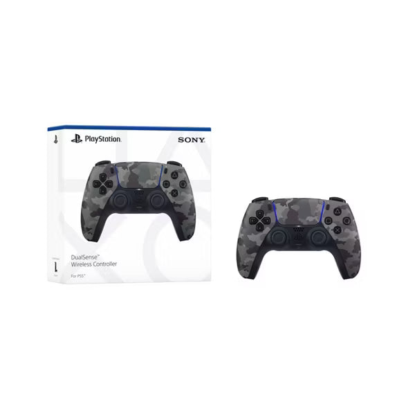 Gray Camo PS5 Dualsense Controller