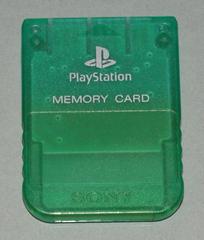 PS1 Memory Card [Clear Green] New