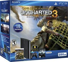 PlayStation 3 250GB Uncharted 3: Game of the Year Bundle New