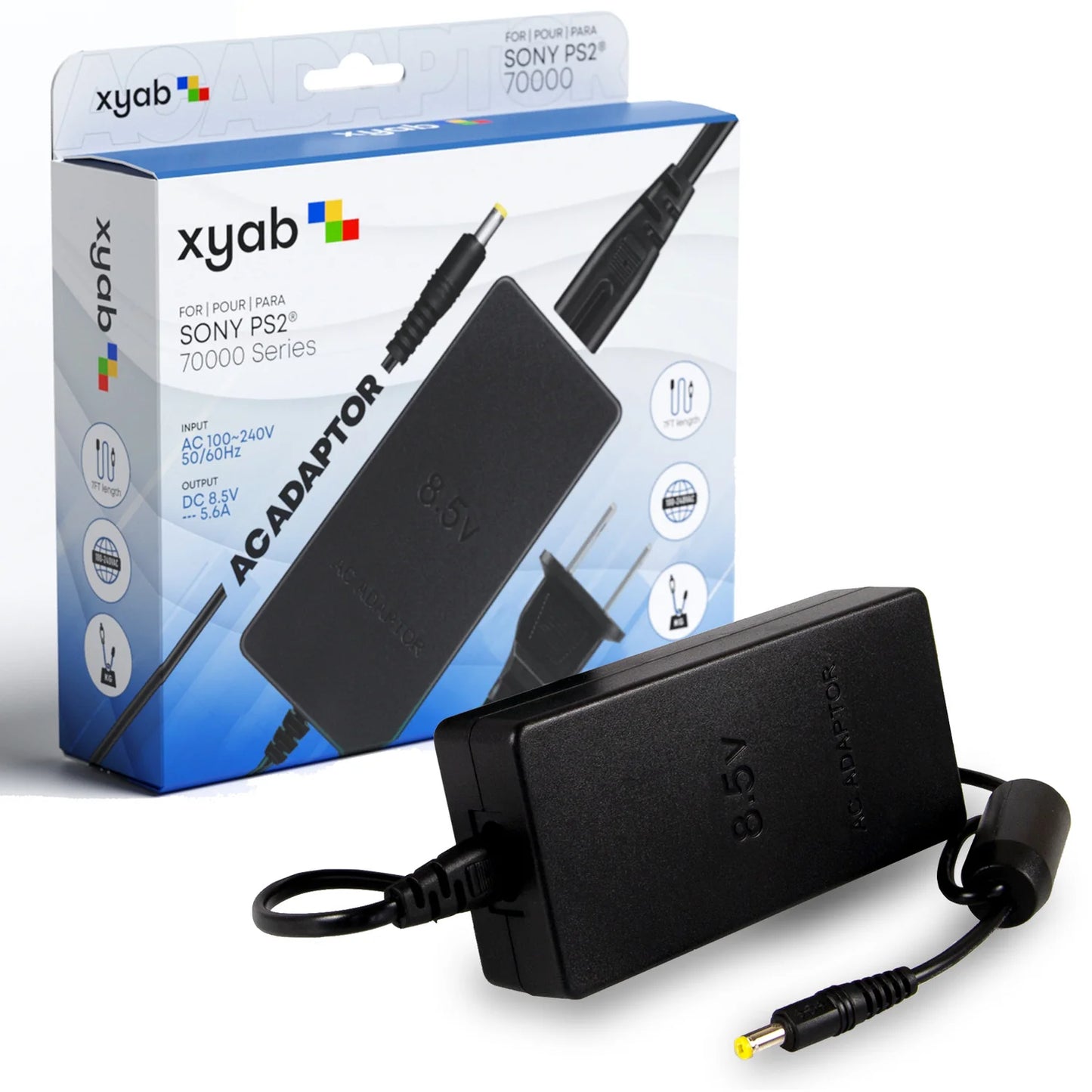 XYAB PS2 Slim AC Adapter