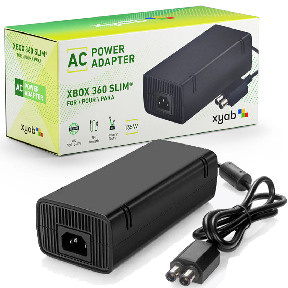 XYAB Xbox 360 Slim Power Adapter