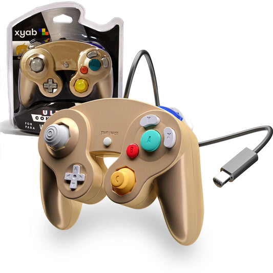 XYAB Gamecube Wired Controller-Gold