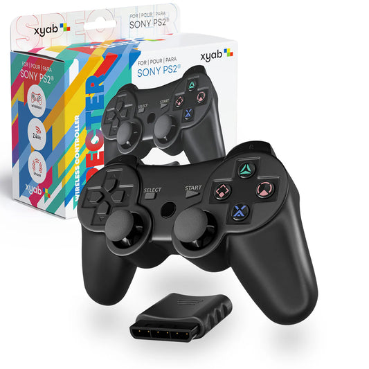 XYAB PS2 Wireless Controller Black Specter
