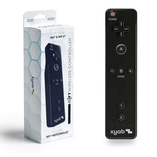 XYAB Wii Remote W/Built In MotionPlus Black-Shift