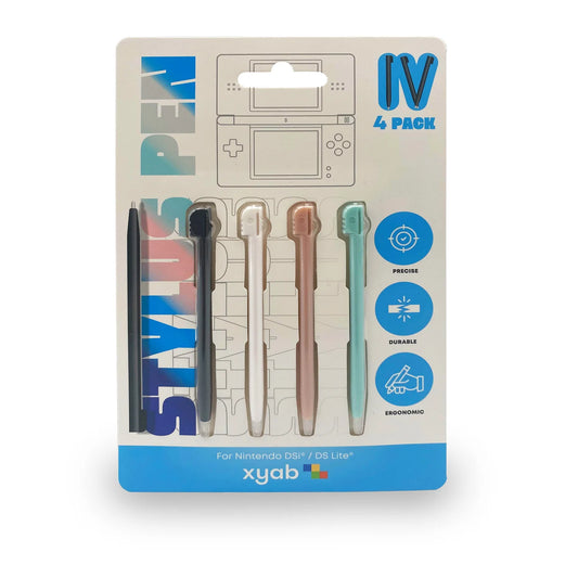 XYAB Dsi/DS Lite Stylus 4-Pack