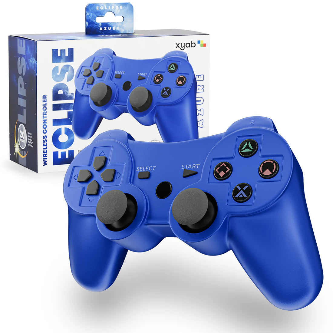 XYAB PS3 Wireless Controller Blue Eclipse
