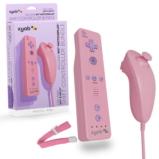 XYAB Wii Controller Bundle Pink-Shift