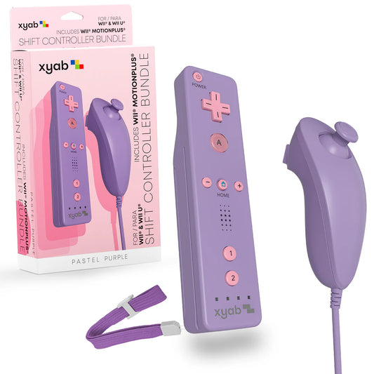 XYAB Wii Controller Bundle Purple-Shift