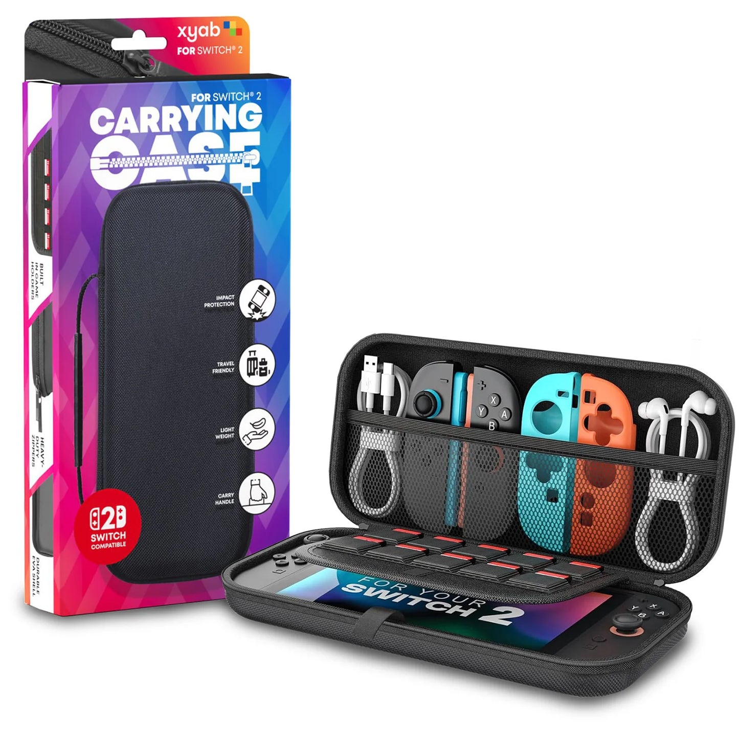 XYAB Switch 2 Carrying Case