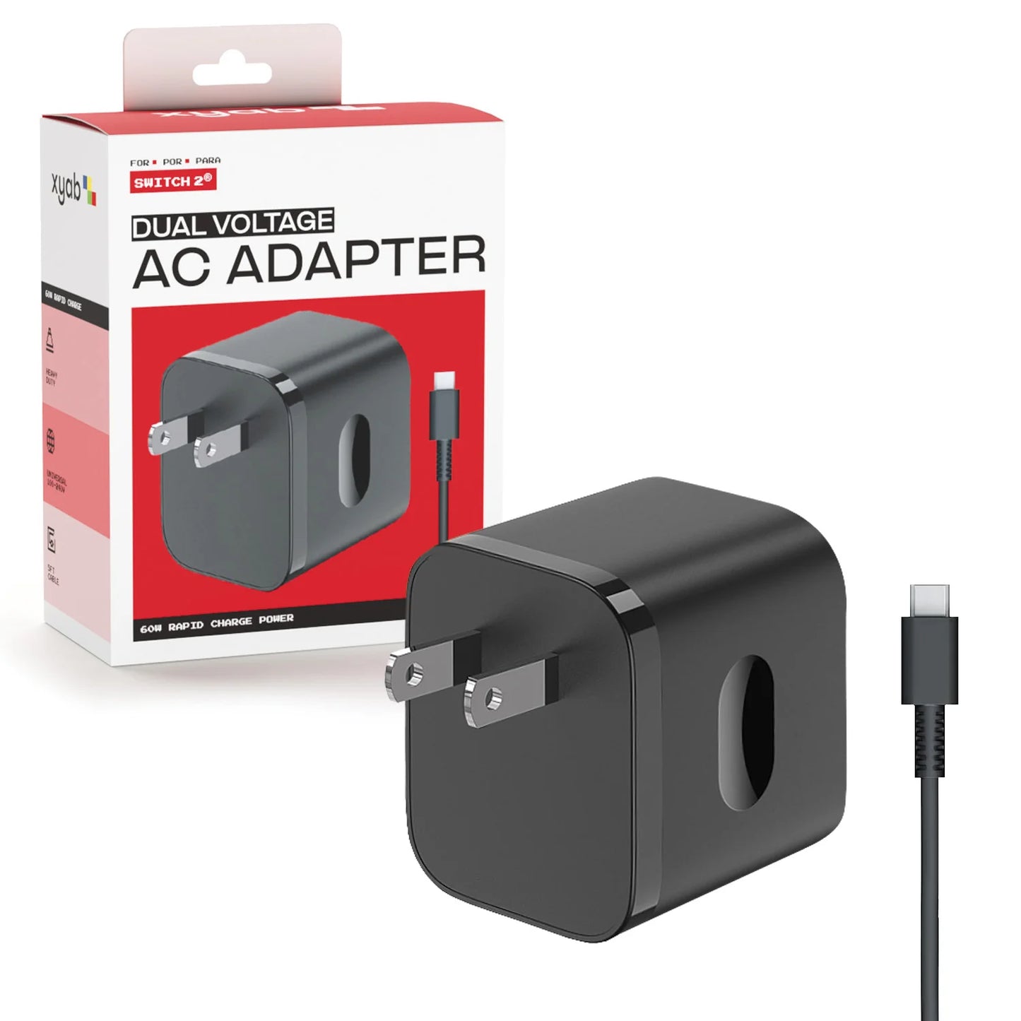 XYAB Switch 2 AC Adapter