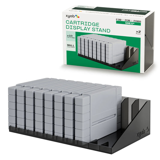 XYAB SNES Cartridge Display Stands Pack of 2