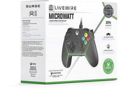 Microwatt Wired Controller for Xbox One/Series X/S-Black