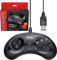 Retro-Bit Sega 8-Button Arcade Pad USB Controller New
