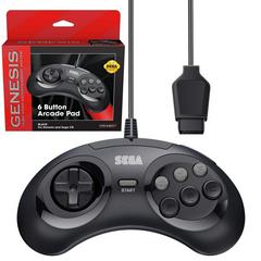 Retro-Bit Sega 6 Button Arcade Pad [Black] New