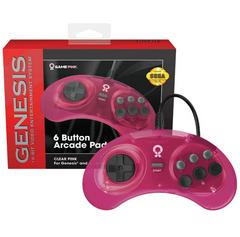 Sega Genesis 6 Button Controller [Limited Run Pink] New