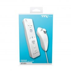 Controller Pack for Wii/Wii U With Built-In Motionplus AM-White