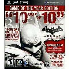 Batman: Arkham City Game Of The Year New