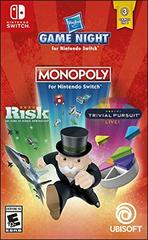 Hasbro Game Night (Monopoly, Risk, Trivial Pursuit) New