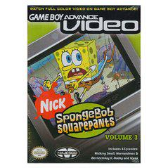 GBA Video SpongeBob SquarePants Volume 3 New