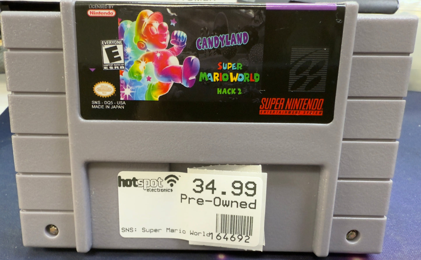 Super Mario World Candyland Hack2 cart