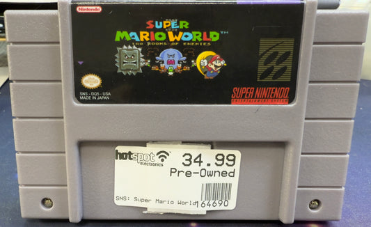 Super Mario World 100 Rooms of Enemies Hack Cart