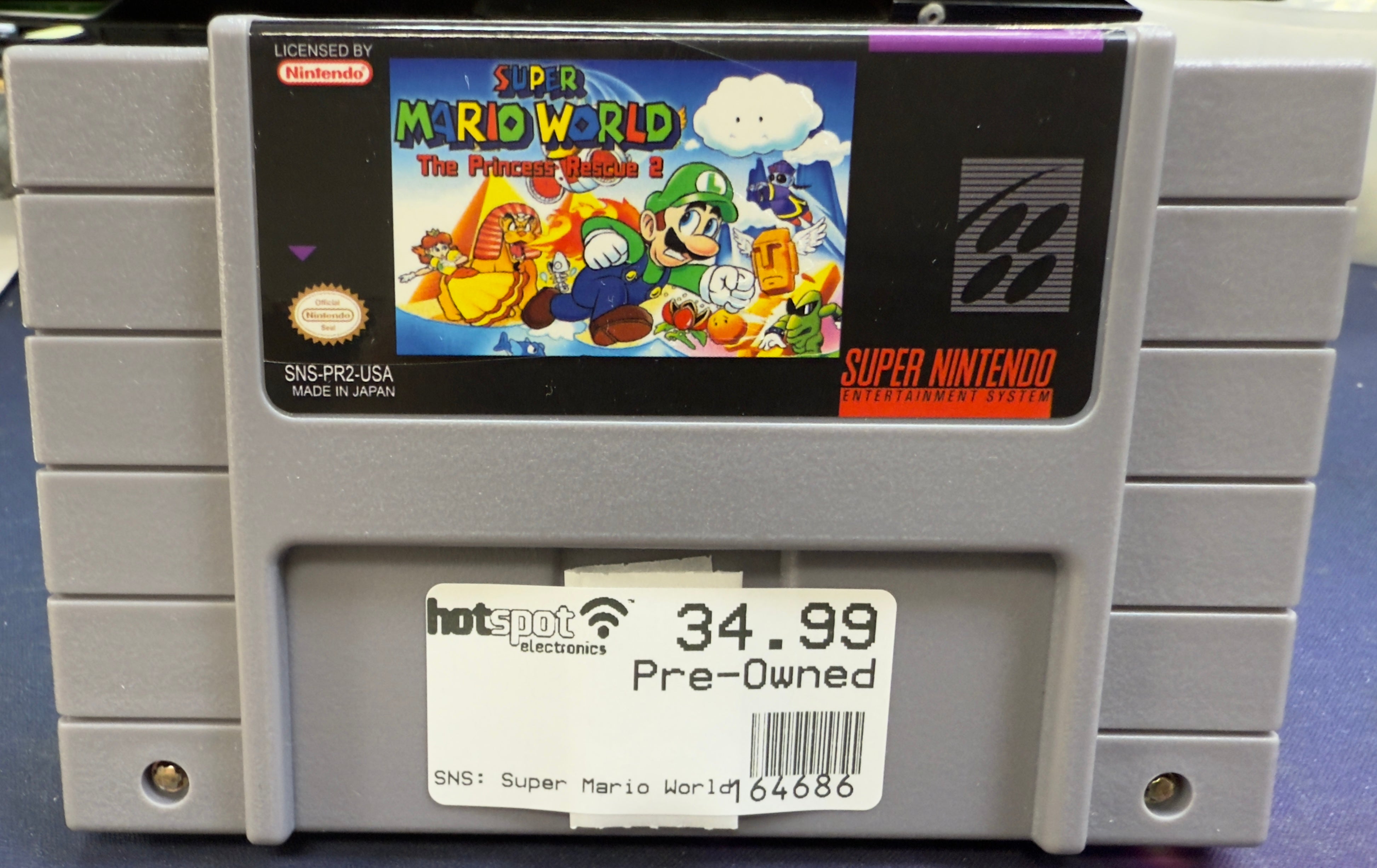 Super Mario World Princess Rescue 2 Hack Cart – HotSpot Electronics