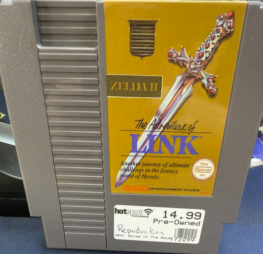 Zelda II The Adventure of Link Reproduction